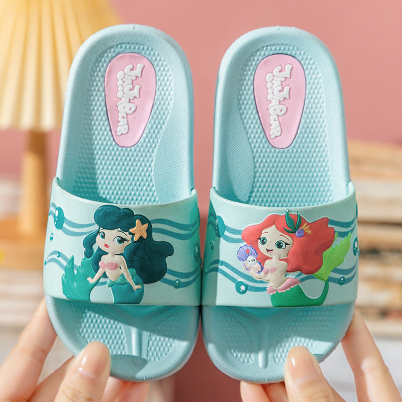 CHANCLAS MAR CON SIRENAS PARA NIÑA - 12046