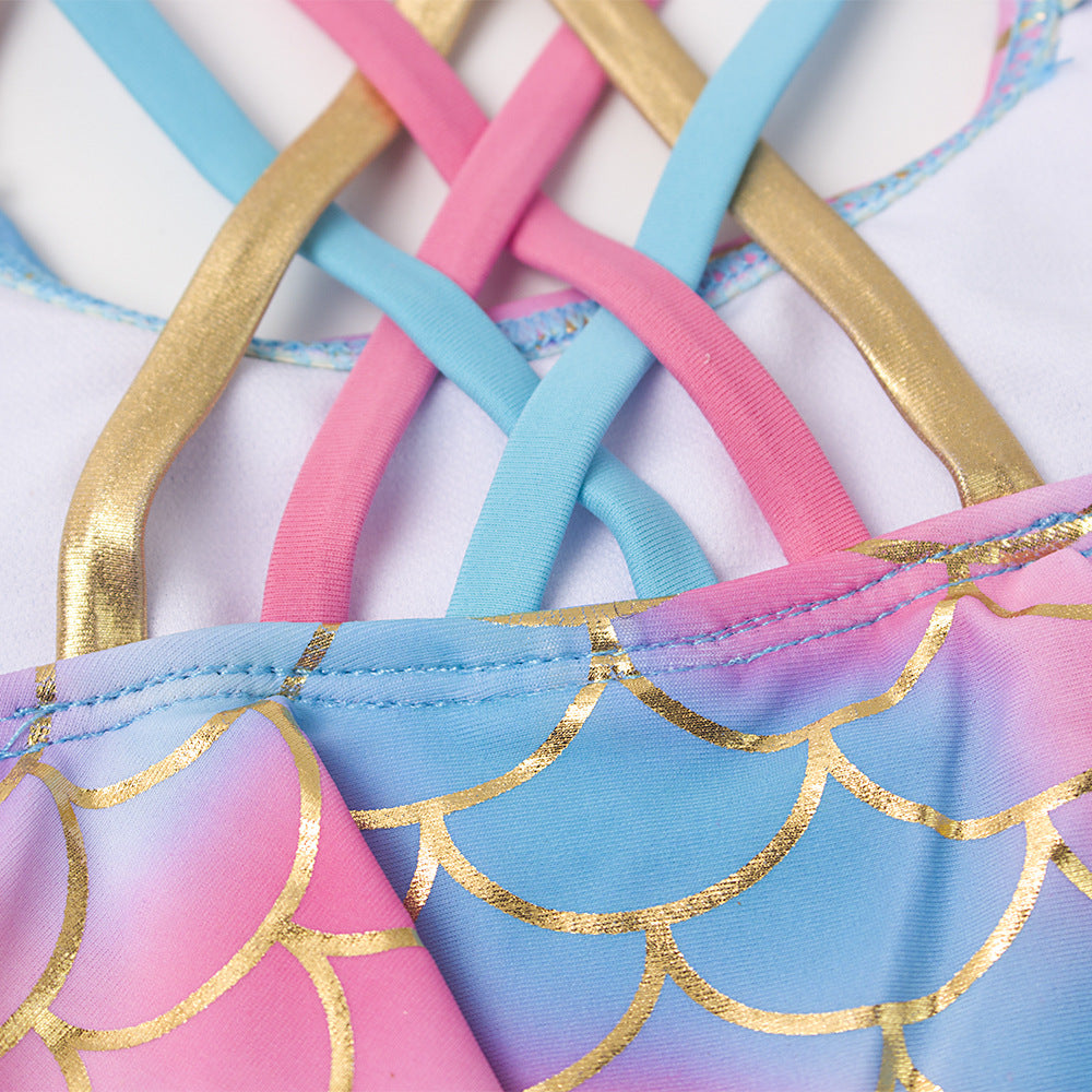 BIKINI SWIMSUIT MERMAID TOP CLOSE UP