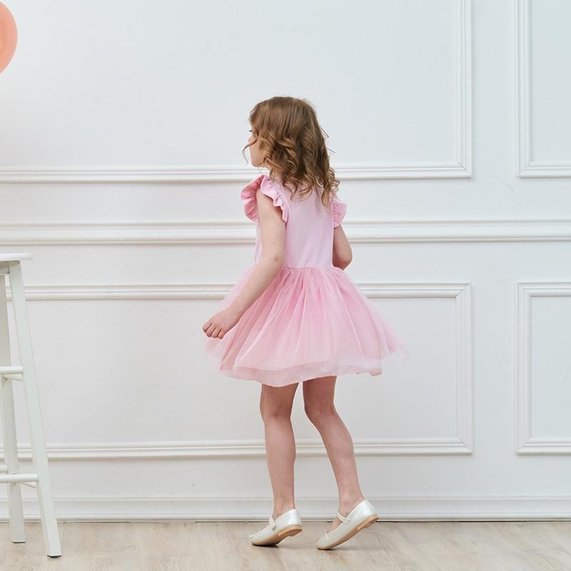 SHORT SLEEVED DRESS WITH UNICORN - 10001