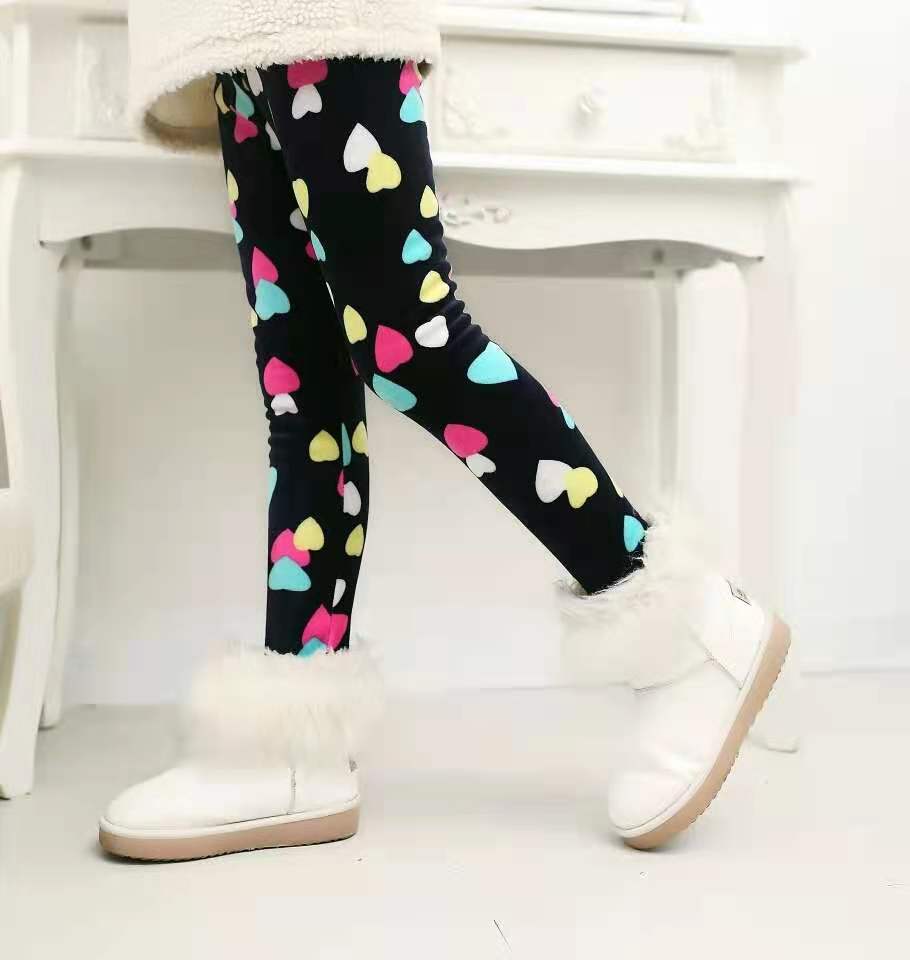 SET OF WARM LEGGINGS AND FOOTER FOR GIRLS - 11841