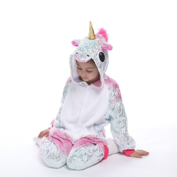UNICORN BODYSUIT WITH HOODIE - 12427