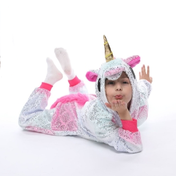 UNICORN BODYSUIT WITH HOODIE - 12427