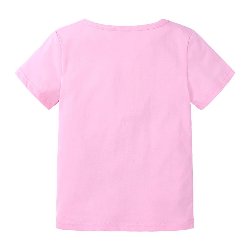 SHORT SLEEVED T-SHIRT WITH SEQUINS FOR GIRLS - 10559