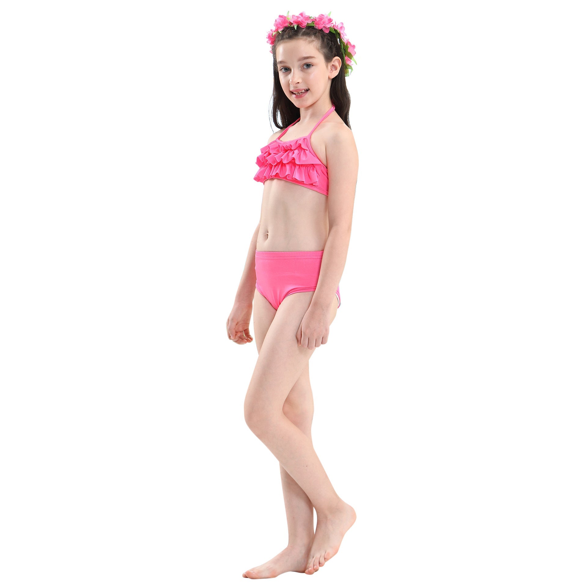 SET OF BIKINI SWIMSUIT FOR GIRLS WITH MERMAID TAIL - 11678
