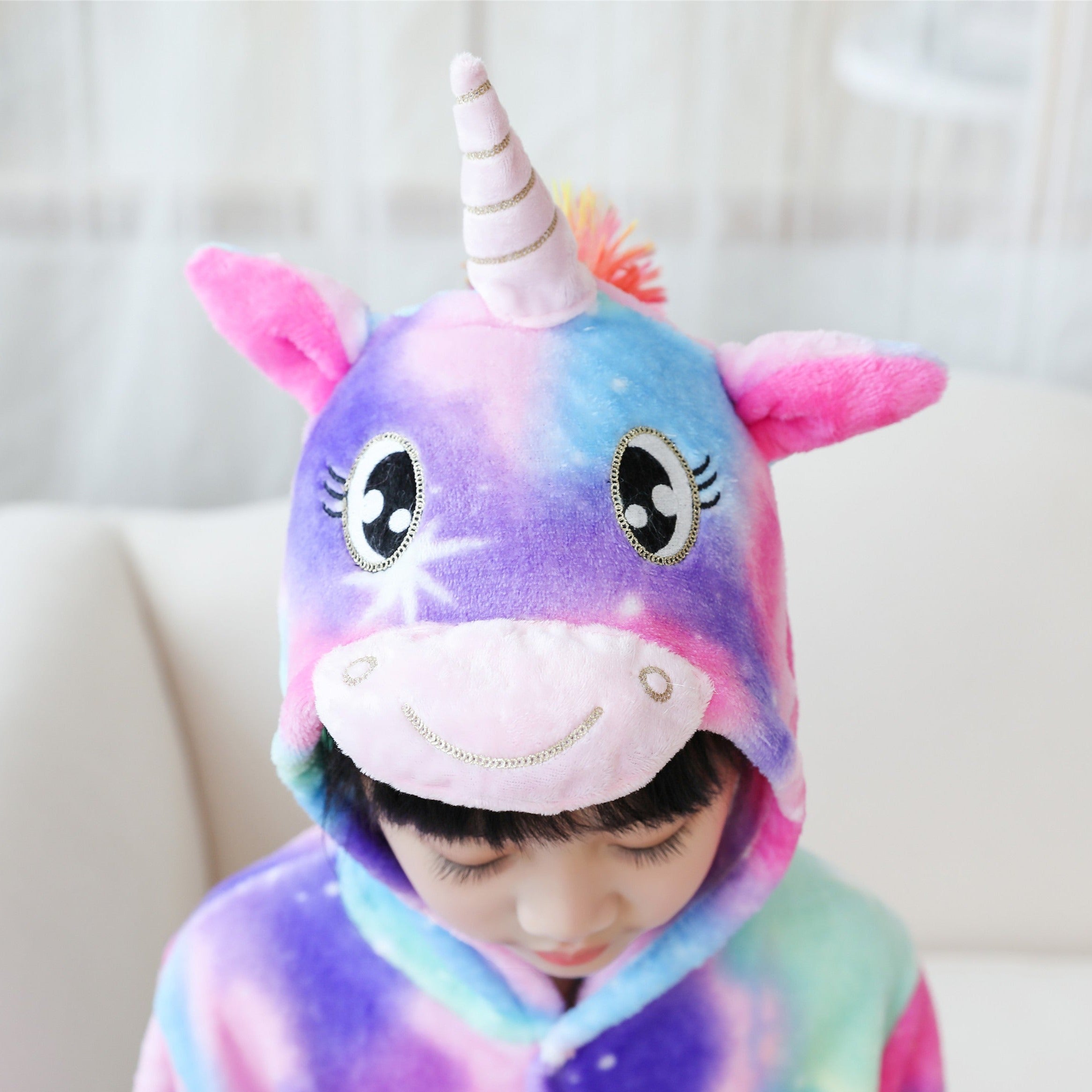 UNICORN ROBE WITH HOODIE FOR GIRLS - 12438