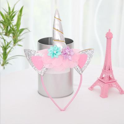 TOCADO UNICORNIO PLATA - 10405