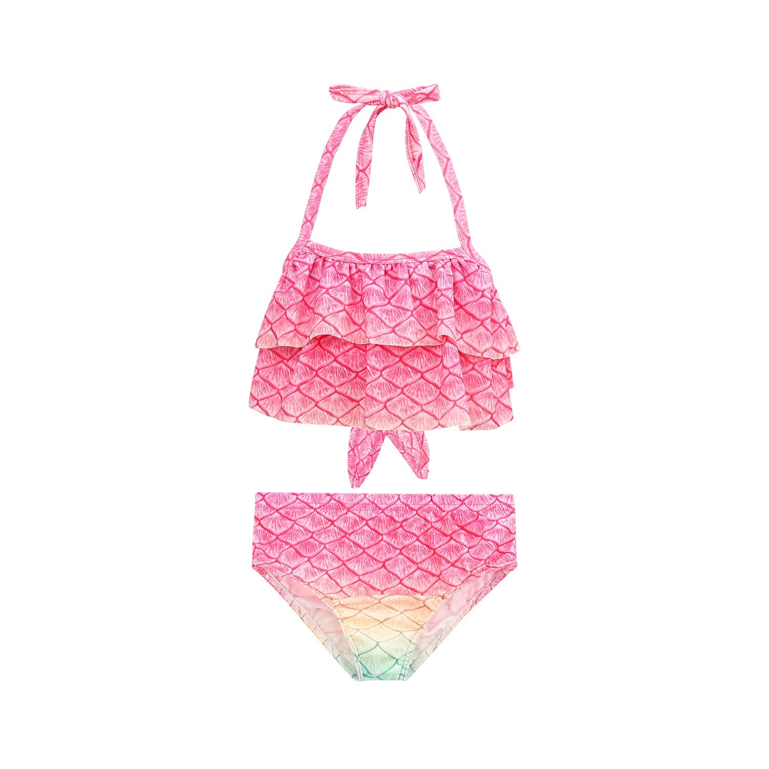 SET OF BIKINI SWIMSUIT FOR GIRLS WITH MERMAID TAIL - 11681