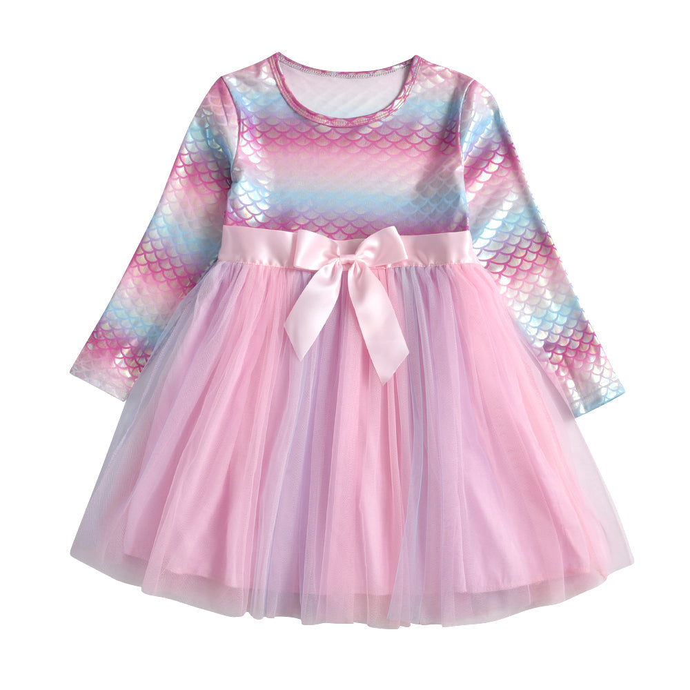 LONG SLEEVED MERMAID DRESS - 10809