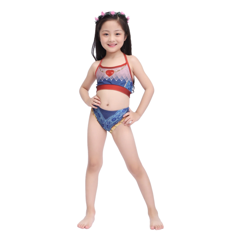 SET OF BIKINI SWIMSUIT FOR GIRLS WITH MERMAID TAIL - 12384