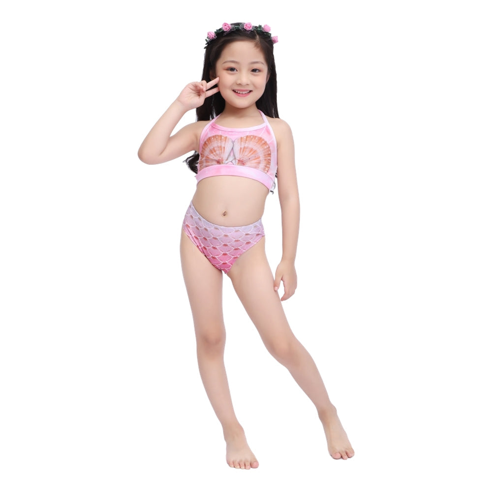 SET OF BIKINI SWIMSUIT FOR GIRLS WITH MERMAID TAIL - 12385