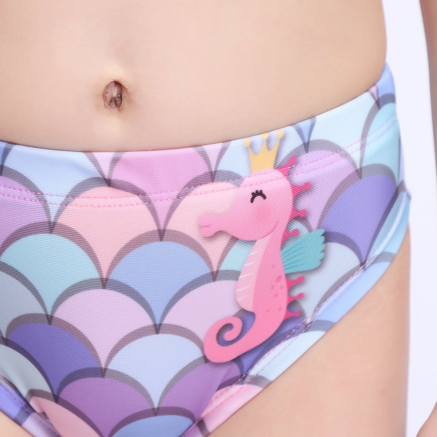 SET OF BIKINI SWIMSUIT FOR GIRLS WITH MERMAID TAIL - 12386