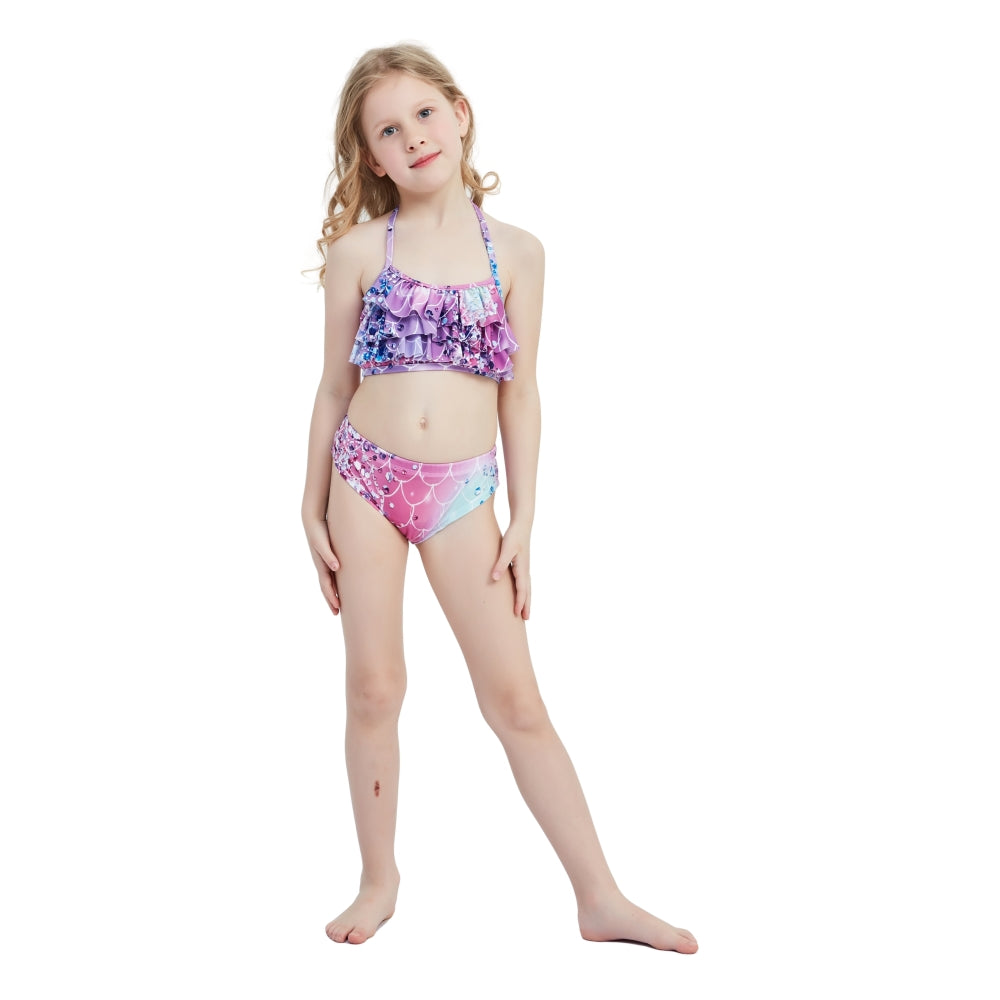 SET OF BIKINI SWIMSUIT FOR GIRLS WITH MERMAID TAIL - 12421