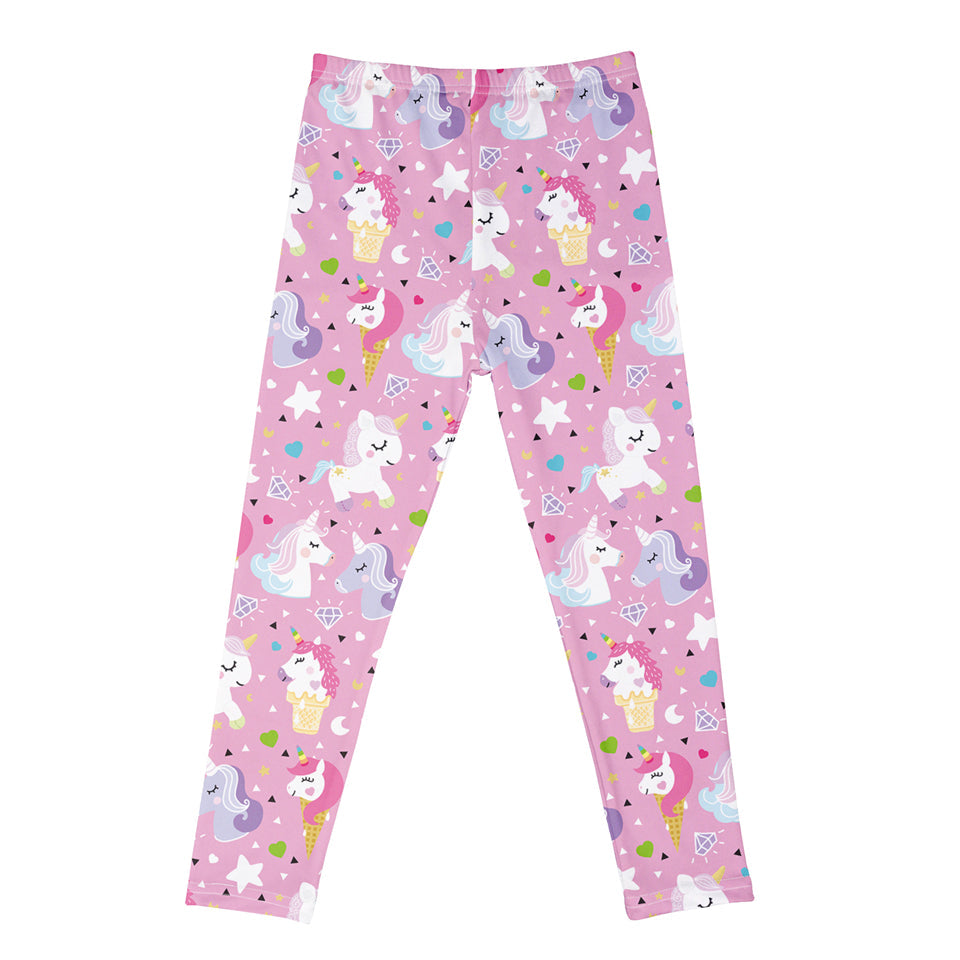 THIN LEGGINGS FOR GIRLS WITH UNICORNS - 11965