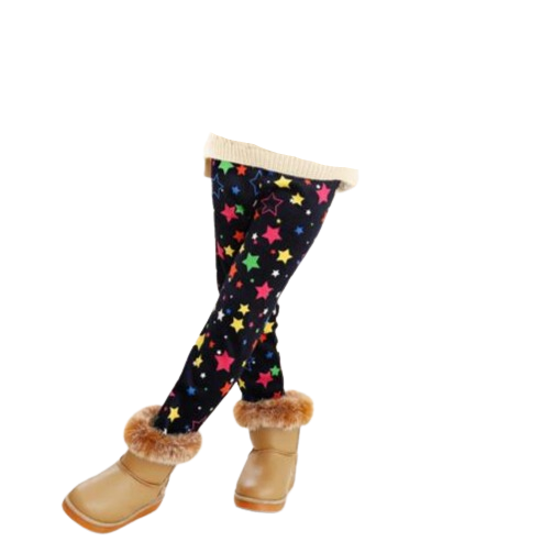 SET OF WARM LEGGINGS AND BLOUSE FOR GIRLS - 11840
