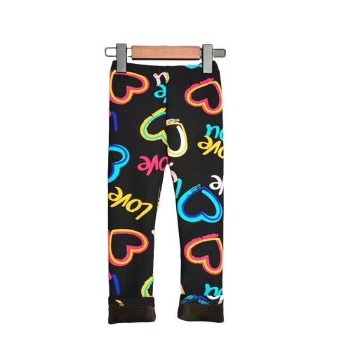 SET OF WARM LEGGINGS AND FOOTER FOR GIRLS - 11844
