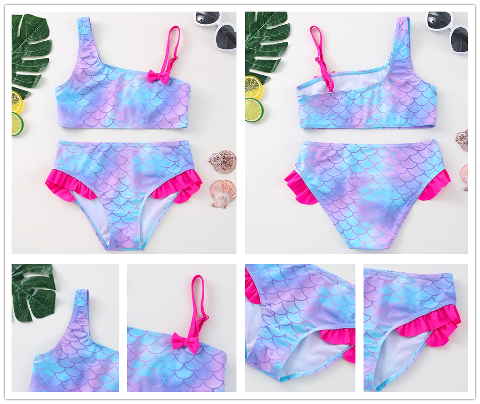 BIKINI SWIMSUIT MERMAID FOR GIRLS CLOSE UP PICTURES