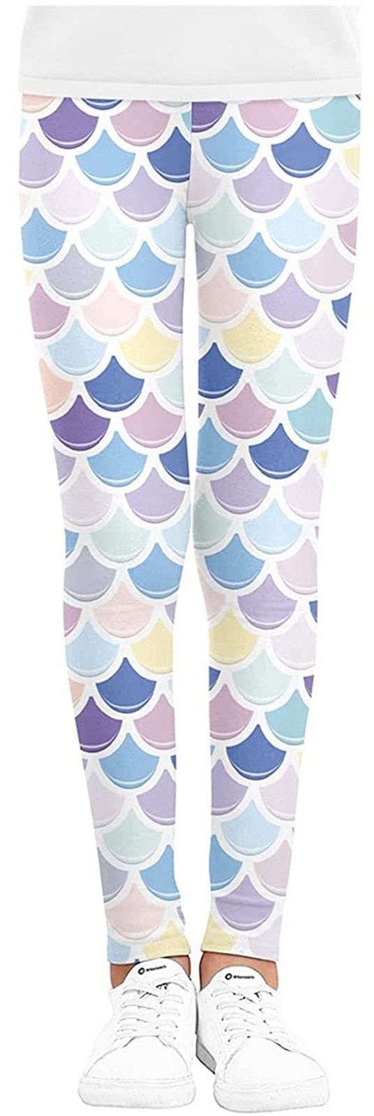 THIN MERMAID LEGGINGS FOR GIRLS - 11643