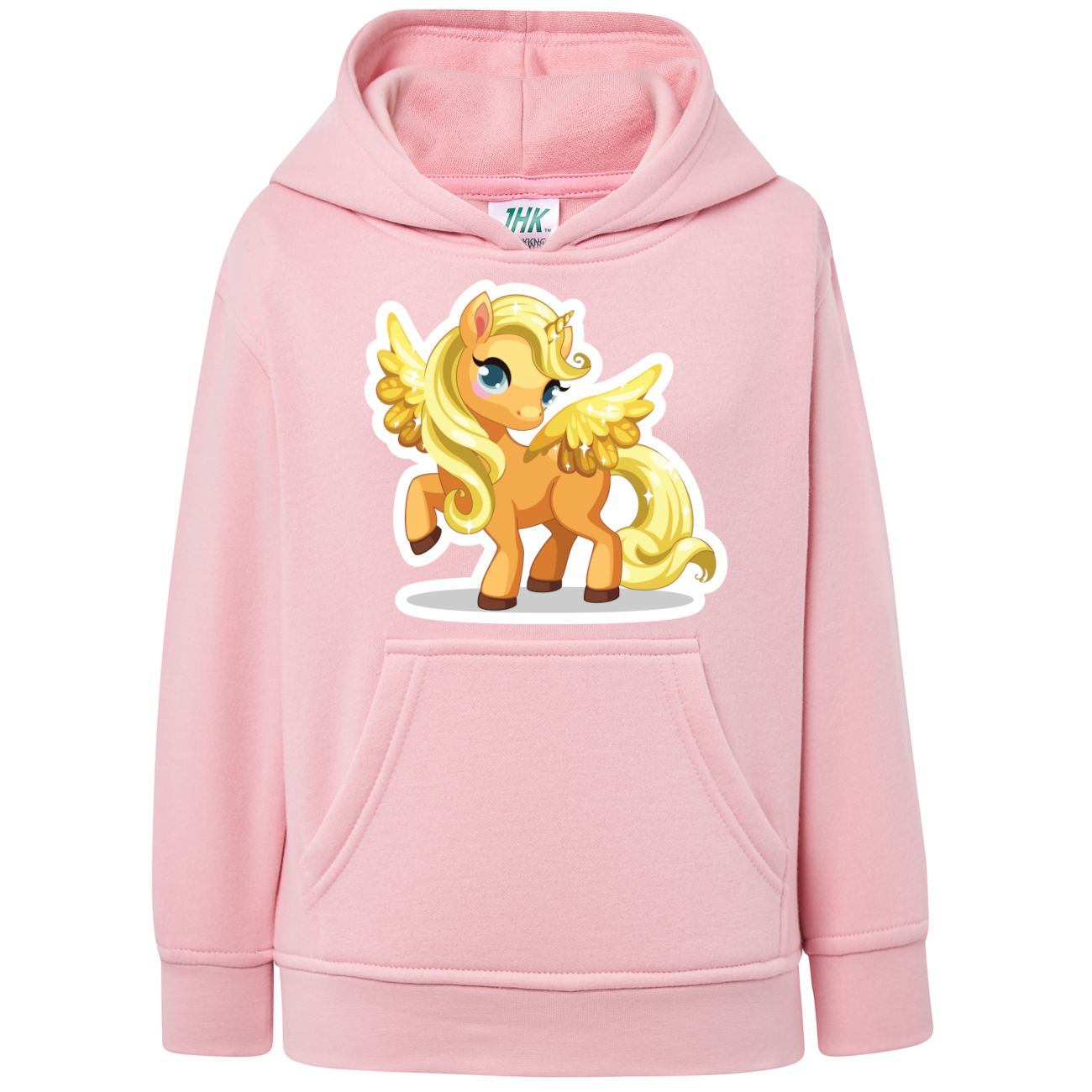 HOODIE WITH UNICORN FOR GIRLS PINK