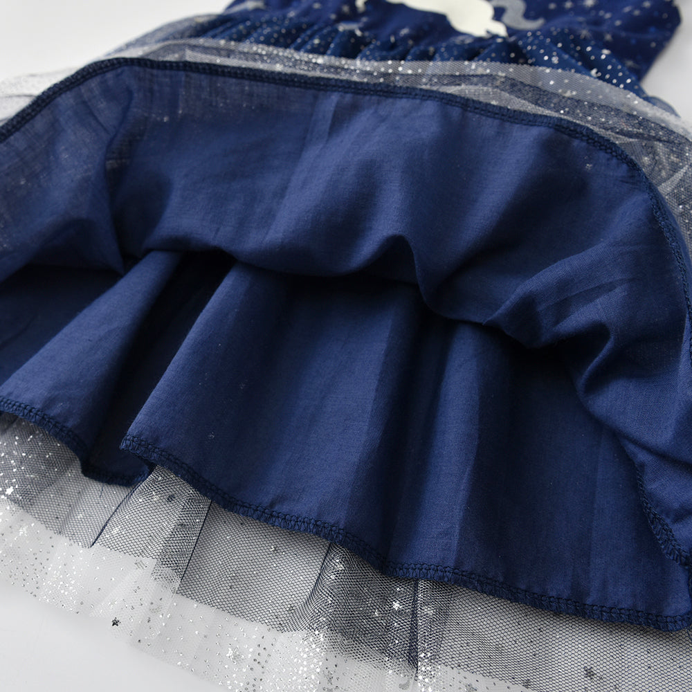 SHORT SLEEVED UNICORN DRESS - 10036
