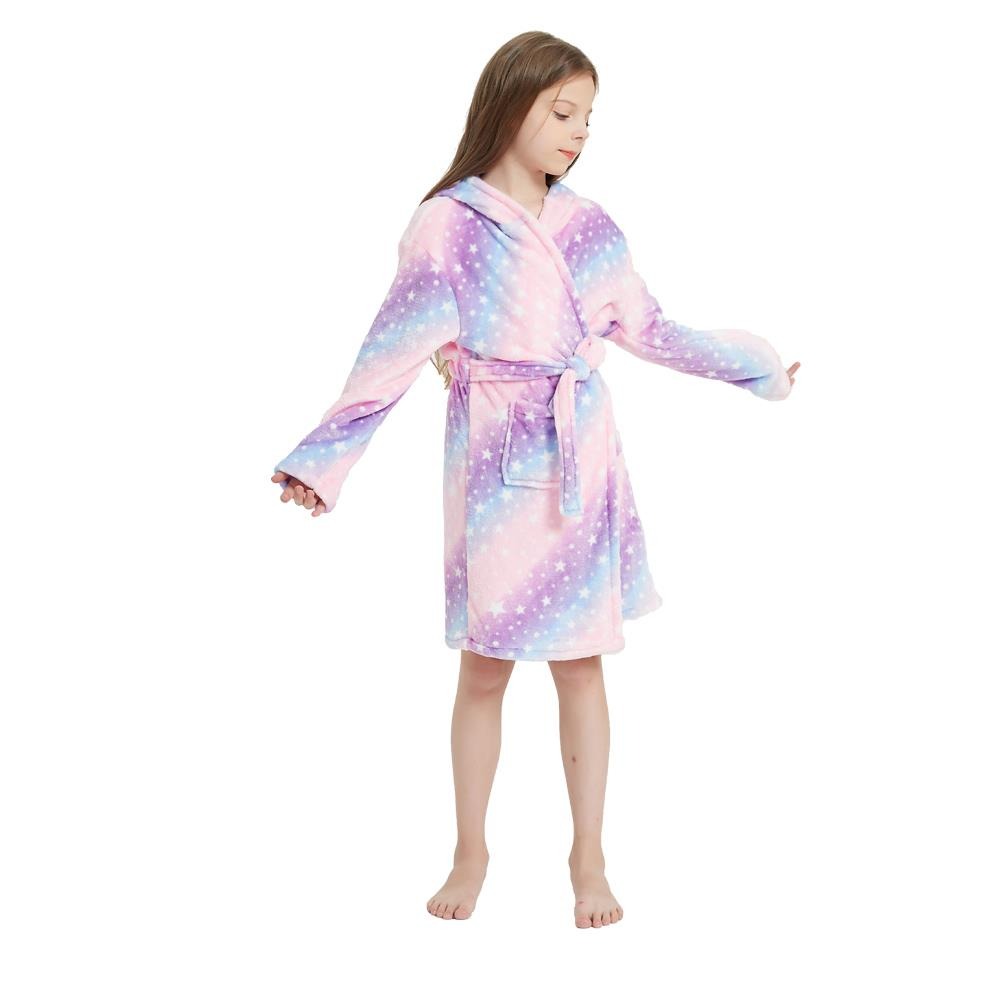 UNICORN ROBE WITH HOODIE FOR GIRLS - 12437