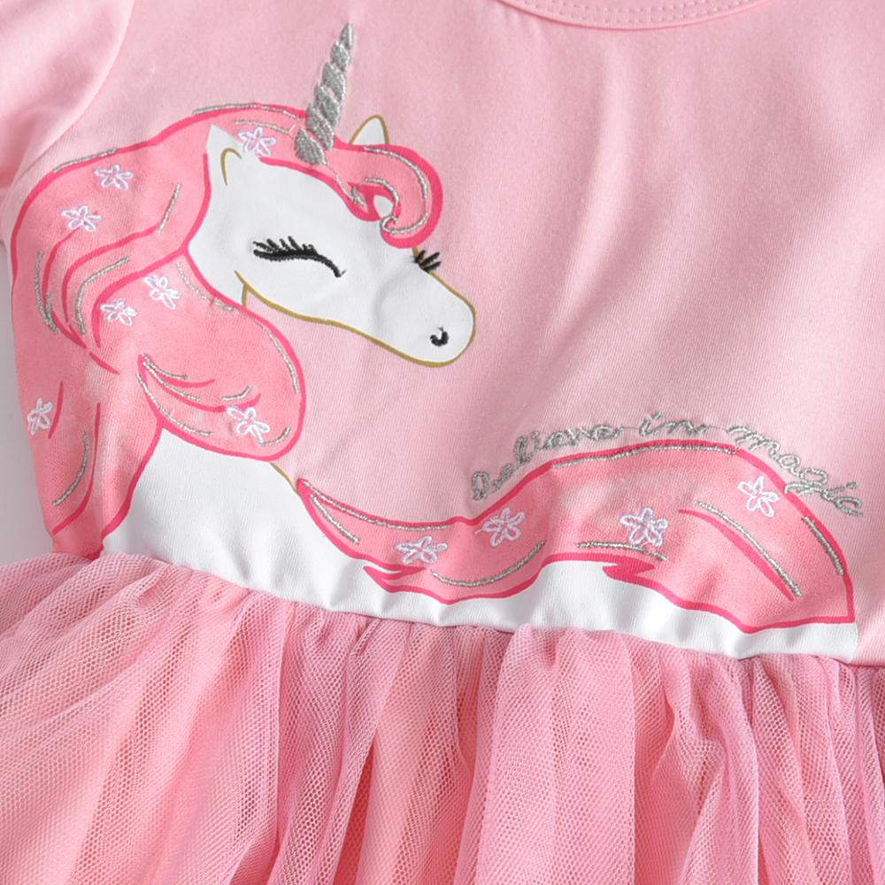 SHORT SLEEVED UNICORN DRESS - 10006