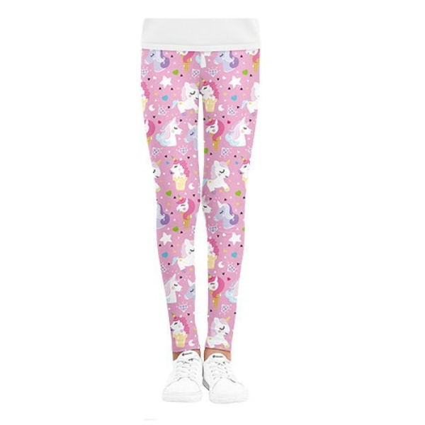 THIN LEGGINGS FOR GIRLS WITH UNICORNS - 11965